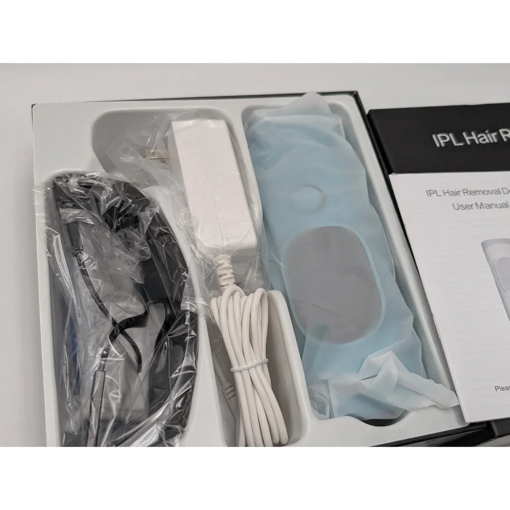 EaseVibe IPL Laser Hair Removal Device, Ice-Cooling Painless Result Hair Removal